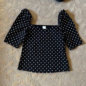 H & M Polka Dotted Top